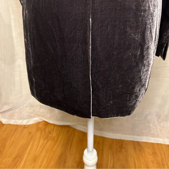 BCBG MaxAzria velvet long Double breasted coat - Picture 14 of 17